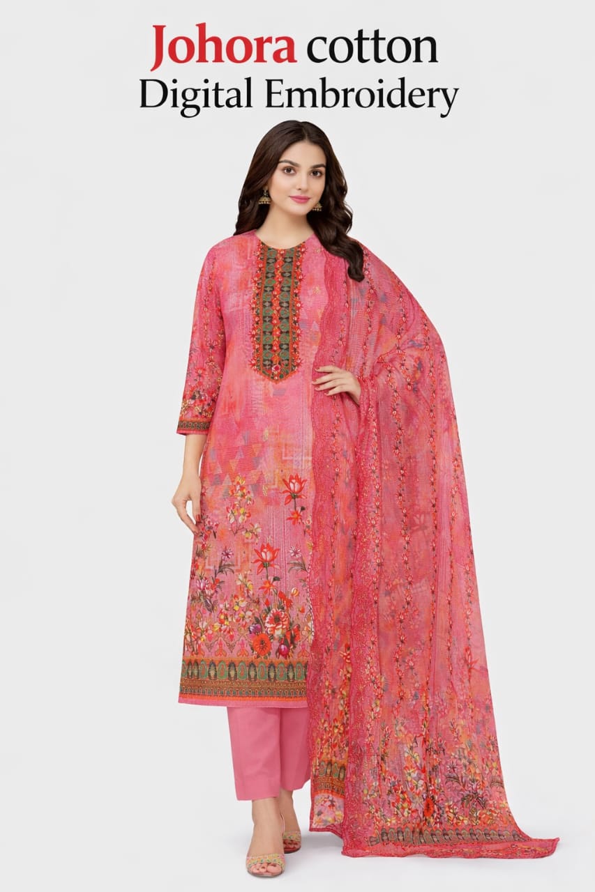 johora Johora Cotton Embroidery - Image 1