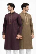 Premium Cotton Embroidery Logo Punjabi