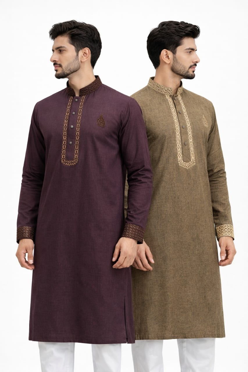 WhatsApp Image 2026-02-15 at 8.19.04 AM Premium Cotton Embroidery Logo Punjabi - Image 1