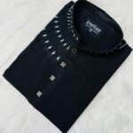 Premium Azhari Punjabi Black [Code 183 ]