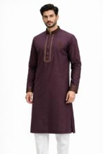 Luxury Premium Cotton  Punjabi [383 ] - Image 2