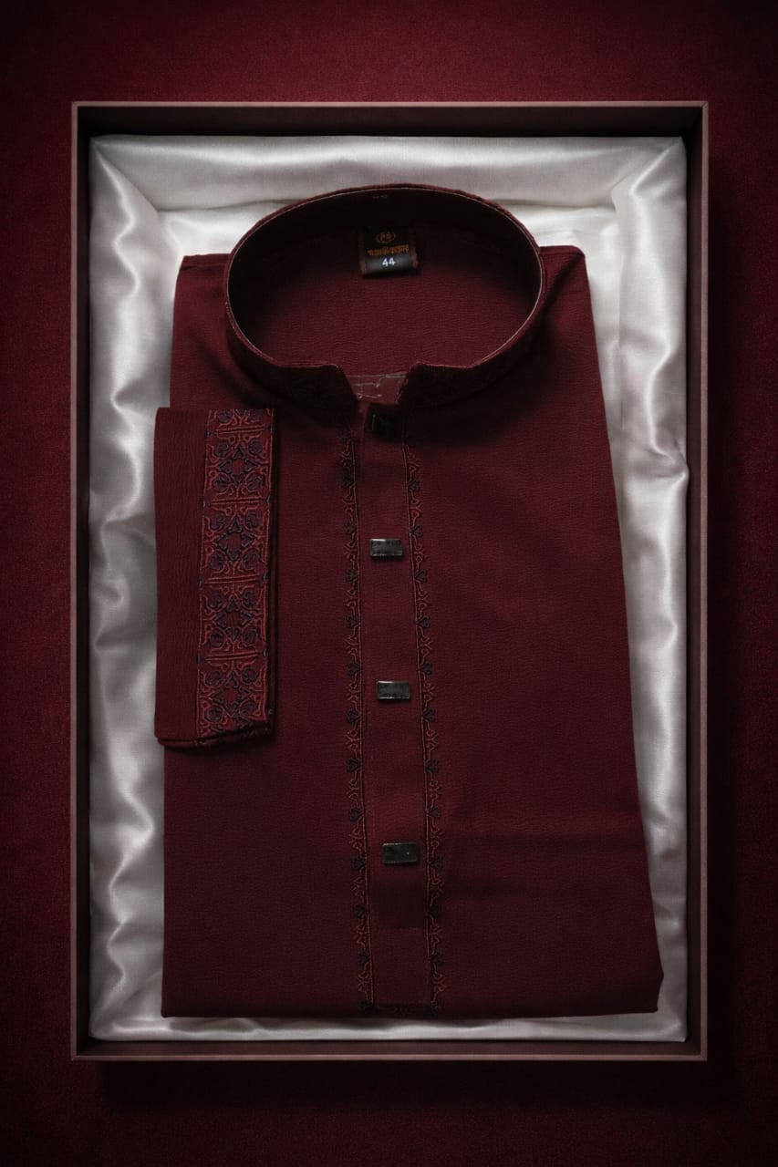 WhatsApp Image 2026-03-01 at 11.29.40 PM জাফরান ফেব্রিকস Red - Image 1