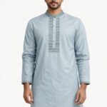 Cotton Embroidery [ Light Blue }