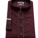 ভাংচুর এমব্রয়ডারি পান্জাবি Premium { Maroon Colour }