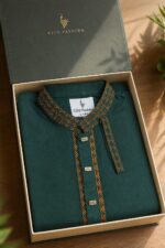 Green  Cotton Embroidery [ Code 503 ] - Image 2